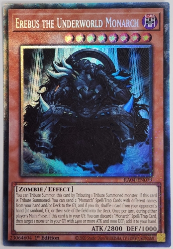 【CR】Erebus the Underworld Monarch 冥帝エレボス (1st Edition)