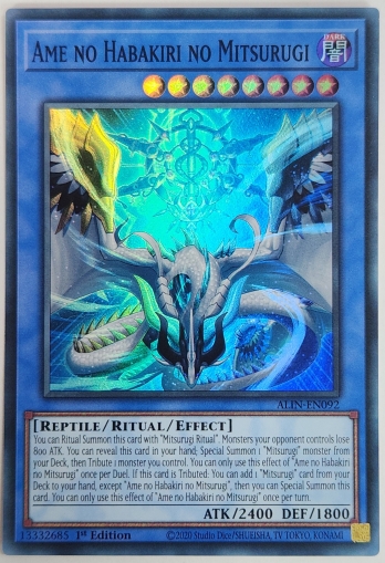【SR】Ame no Habakiri no Mitsurugi (1st Edition)