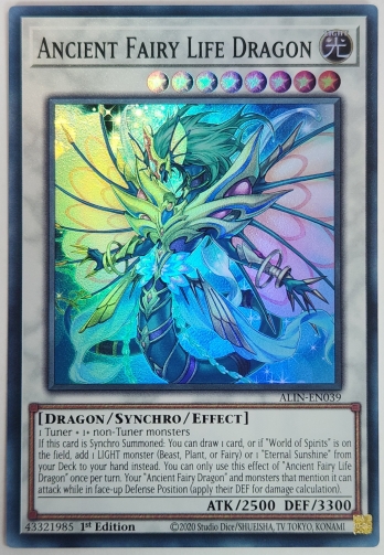 【SR】Ancient Fairy Life Dragon エンシェント・フェアリー・ライフ・ドラゴン (1st Edition)