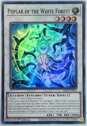 【SR】Poplar of the White Forest 白き森の幻妖 (1st Edition)