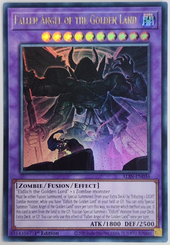 【UR】Fallen Angel of the Golden Land 黄金郷のアンヘルカイド (1st Edition)