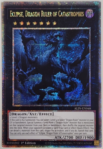 ��QCSE��Eclipse, Dragon Ruler of Catastrophes ����ε�ݥ�����ץ��� (1st Edition)