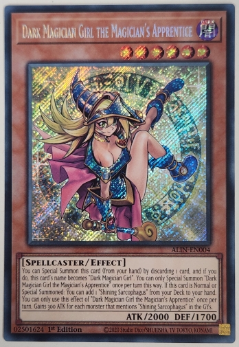 【SE】Dark Magician Girl the Magician's Apprentice 魔術師の弟子−ブラック・マジシャン・ガール (1st Edition)