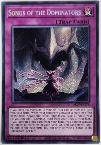 【SE】Songs of the Dominators 列王詩篇 (1st Edition)