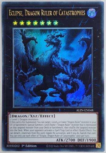 【UR】Eclipse, Dragon Ruler of Catastrophes 凶征竜−エクレプシス (1st Edition)