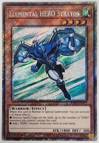 ��PS��Elemental HERO Stratos E��HERO �������ޥ� (1st Edition)