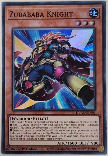 【SR】Zubababa Knight ズバババナイト (1st Edition)
