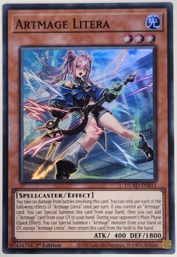 【SR】Artmage Litera 神芸学徒 リテラ (1st Edition)