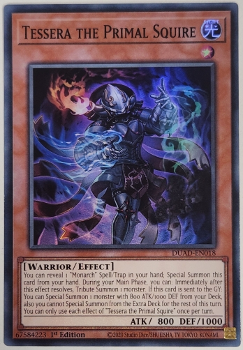SRTessera the Primal Squire 뽾ƥ (1st Edition)
