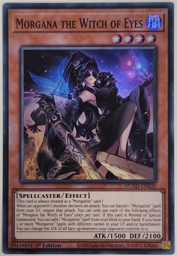【SR】Morgana the Witch of Eyes 瞳の魔女モルガナ (1st Edition)