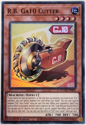 【SR】R.B. Ga10 Cutter (1st Edition)