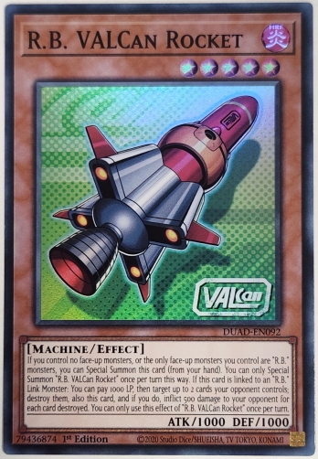 SRR.B. VALCan Rocket (1st Edition)
