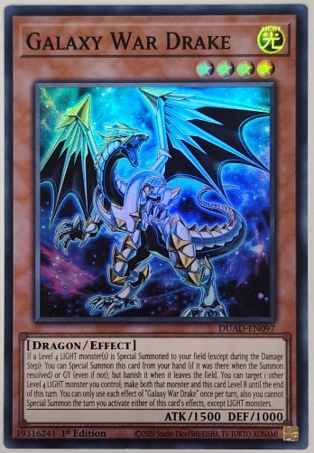 【SR】Galaxy War Drake 銀河戦竜 (1st Edition)