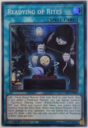 ��SR��Readying of Rites (1st Edition)