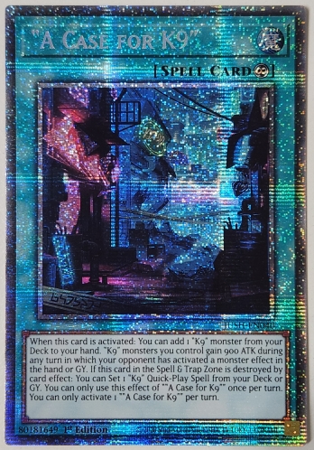 【STR】"A Case for K9" "Case of K9" (1st Edition)