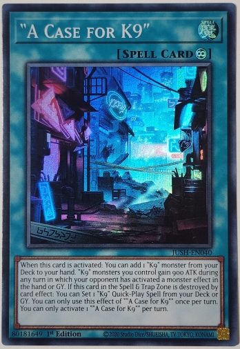 SR"A Case for K9" "Case of K9" (1st Edition)