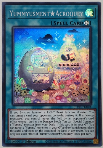 【SR】Yummyusment★Acroquey ヤミーズメント★アクロッキー (1st Edition)