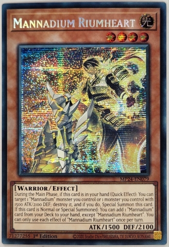【PSE】Mannadium Riumheart マナドゥム・リウムハート (1st Edition)