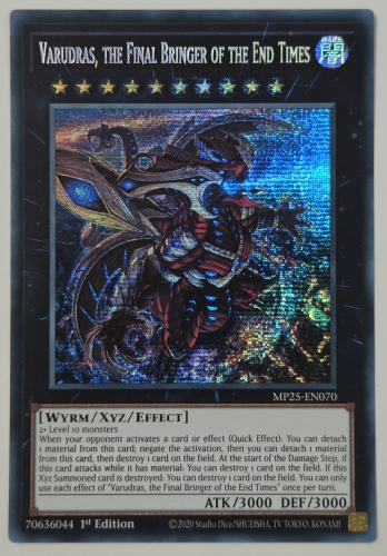 【PSE】Varudras, the Final Bringer of the End Times 終戒超獸−ヴァルドラス (1st Edition)