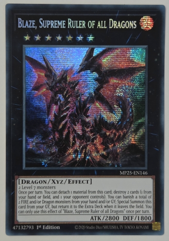 ��PSE��Blaze, Supreme Ruler of all Dragons ����ε�ݥ֥쥤�� (1st Edition)