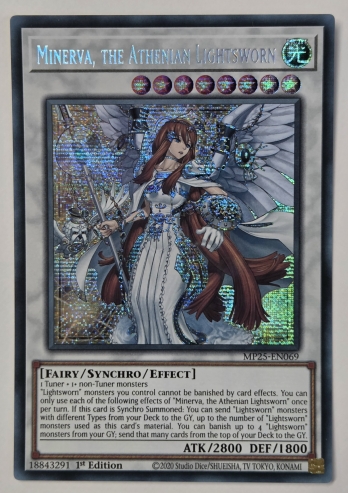 【PSE】Minerva, the Athenian Lightsworn ライトロード・アテナ ミネルバ (1st Edition)