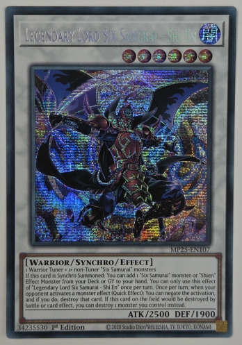 【PSE】Legendary Lord Six Samurai - Shi En 真魔六武衆−シエン (1st Edition)
