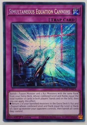 【PSE】Simultaneous Equation Cannons 連慄砲固定式 (1st Edition)