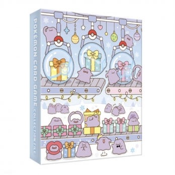 海外公式コレクションファイル【もちもちメタモンのいちにち】メタモンの秘密のカプセルマンション