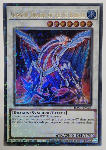 【UR+P】Gungnir, Dragon of the Ice Barrier 氷結界の龍 グングニール (1st Edition)