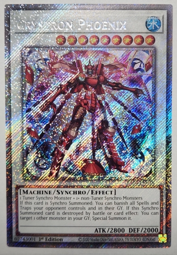 【PS】Crystron Phoenix 水晶機巧−フェニキシオン (1st Edition)