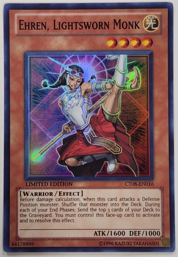 【SR】Ehren, Lightsworn Monk ライトロード・モンク エイリン (Limited Edition)