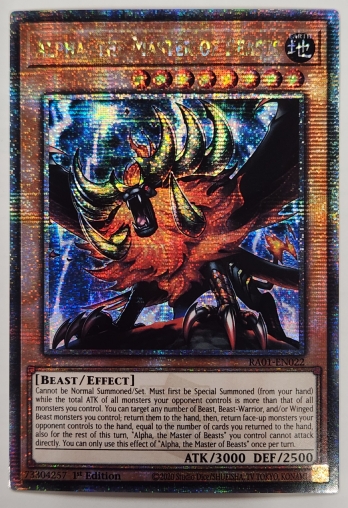 【QCSE】Alpha, the Master of Beasts 獣王アルファ (1st Edition)