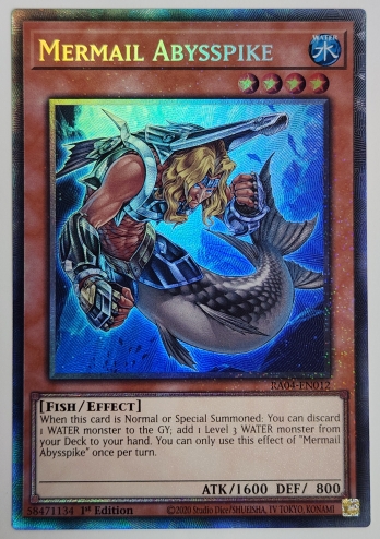 ��CR��RA04-EN012 Mermail Abysspike �����ڡݥ��ӥ��ѥ��� (1st Edition)