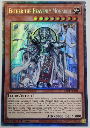 【CR】Ehther the Heavenly Monarch 天帝アイテール (1st Edition)