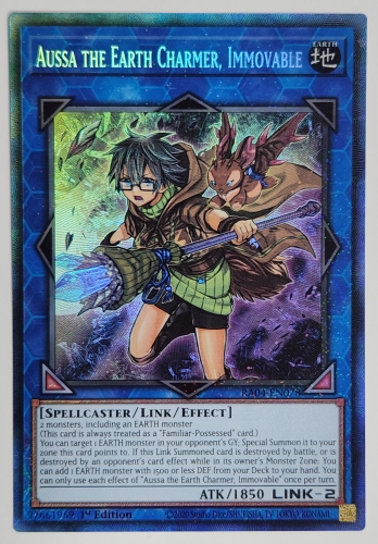 【CR】Aussa the Earth Charmer, Immovable 崔嵬の地霊使いアウス (1st Edition)