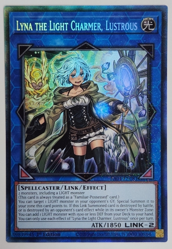 【CR】Lyna the Light Charmer, Lustrous 照耀の光霊使いライナ (1st Edition)