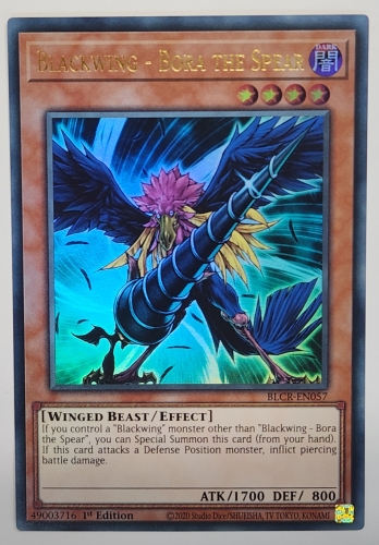【UR】Blackwing - Bora the Spear (1st Edition) BF−黒槍のブラスト