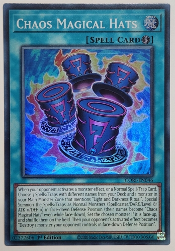 【SR】Chaos Magical Hats カオスシルクハット (1st Edition)