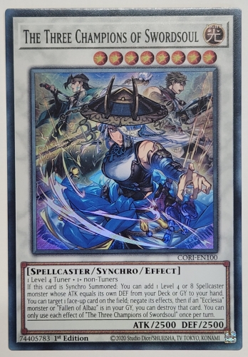 【SR】The Three Champions of Swordsoul 三英の相剣師 (1st Edition)