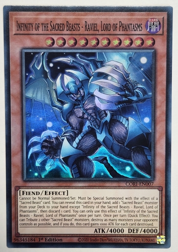 ��SR��Infinity of the Sacred Beasts - Raviel, Lord of Phantasms ̵��λ�����ݸ���ĥ�ӥ��� (1st Edition)