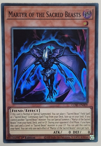 【SR】Martyr of the Sacred Beasts 三幻魔の殉教者 (1st Edition)