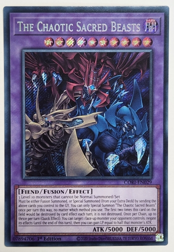 ��SE��The Chaotic Phantasmal Sacred Beasts ���٤λ����� (1st Edition)