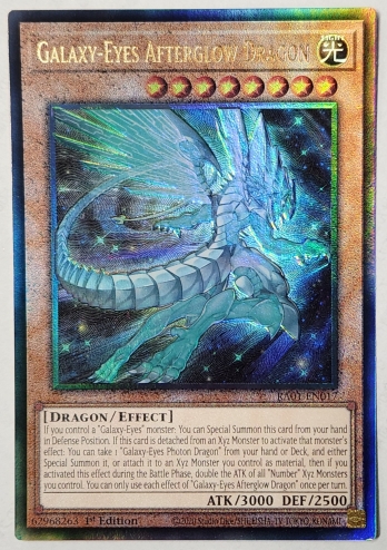 【UL】Galaxy-Eyes Afterglow Dragon 銀河眼の残光竜 (1st Edition)