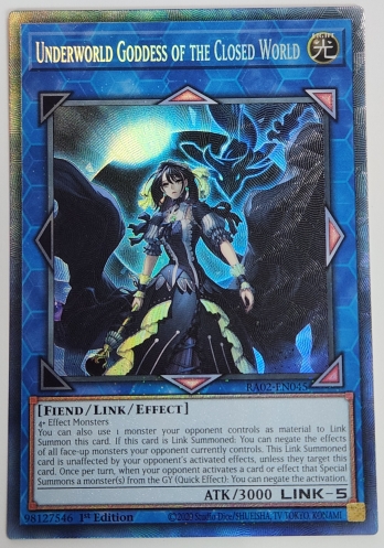 【CR】Underworld Goddess of the Closed World 閉ザサレシ世界ノ冥神 (1st Edition)