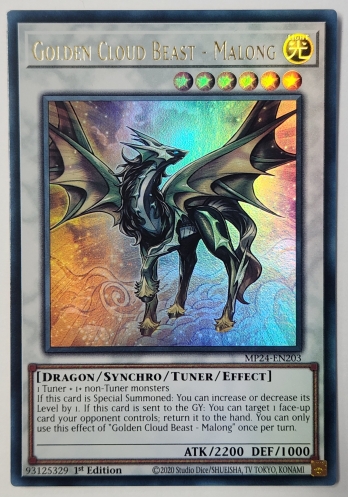 【UR】Golden Cloud Beast - Malong 金雲獣−馬龍 (1st Edition)