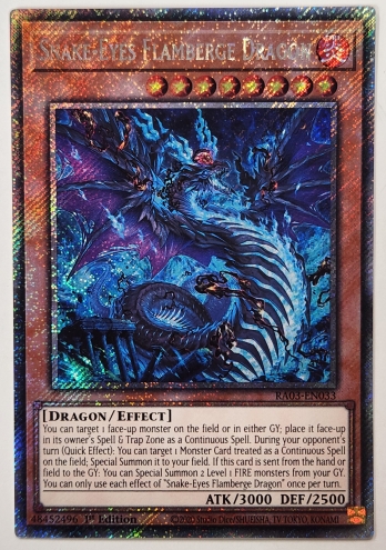 【PS】Snake-Eyes Flamberge Dragon 蛇眼の炎龍 (1st Edition)