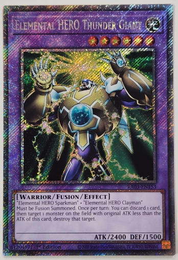 【PS】Elemental HERO Thunder Giant E・HERO サンダー・ジャイアント (1st Edition)