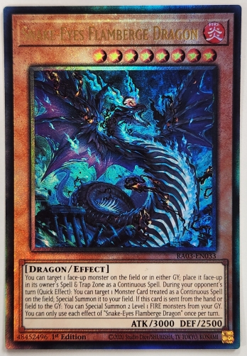 【UL】Snake-Eyes Flamberge Dragon 蛇眼の炎龍 (1st Edition)