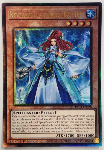 【UL】Revealer of the Ice Barrier 氷結界の照魔師 (1st Edition)