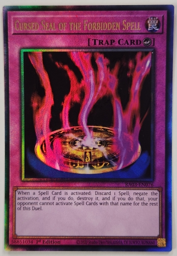 【UL】Cursed Seal of the Forbidden Spell 封魔の呪印 (1st Edition)